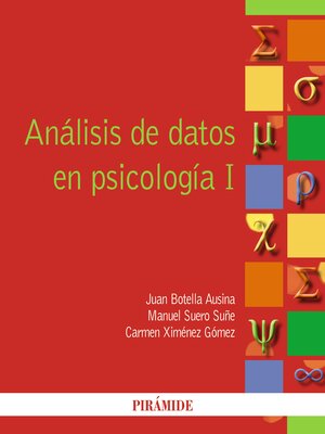 cover image of Análisis de datos en psicología I